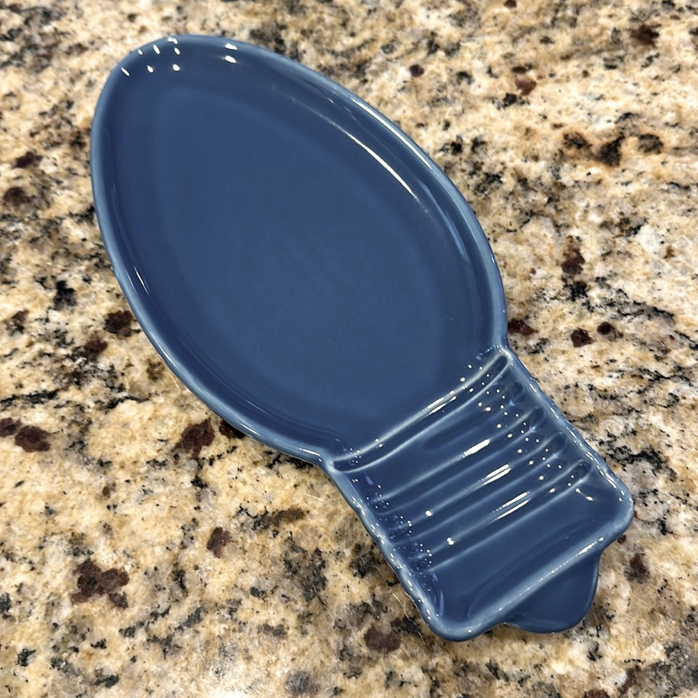 Retired NWT Fiestaware Christmas Fiesta Light Bulb Appetizer Plate in Lapis